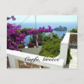 Corfu, Griekenland Briefkaart (Voorkant)