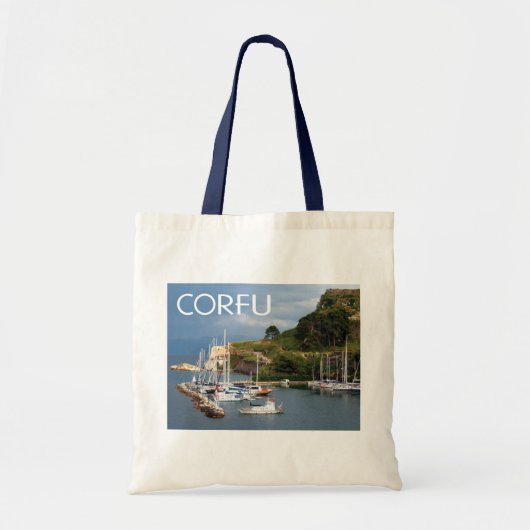 Corfu, Griekenland Foto Tote Bag (Voorkant)