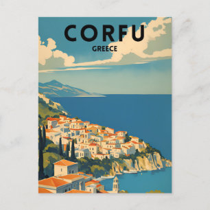 Corfu Griekenland Reizen Briefkaart