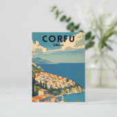 Corfu Griekenland Reizen Briefkaart (Staand voorkant)