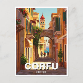 Corfu Griekenland Reizen Briefkaart