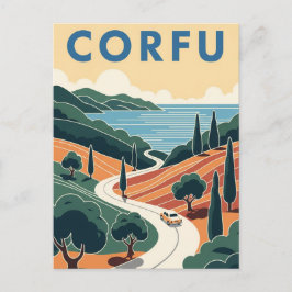 Corfu Griekenland Reizen Briefkaart