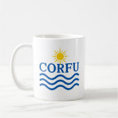 CORFU Griekenland, Zonnegolven Koffiemok (Links)