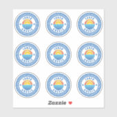 Corfu Island, Greece Multiple Pack Sticker (Vel)