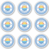 Corfu Island, Greece Multiple Pack Sticker (Voorkant)
