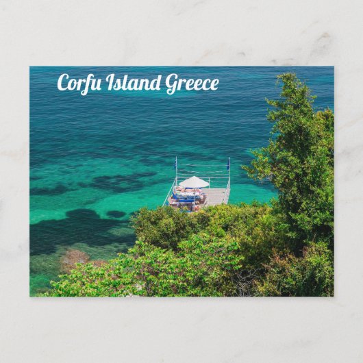 Corfu Island Griekenland Briefkaart (Voorkant)