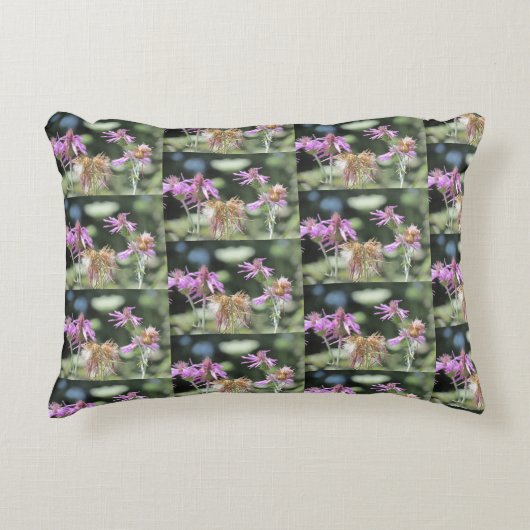 Corfu Lila Wildbloemen Accent Kussen (Voorkant)