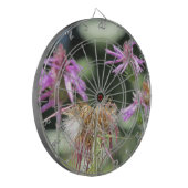 Corfu Lila wilde bloemen Dartbord (Voorkant Links)