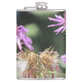 Corfu Lila wilde bloemen Heupfles (Voorkant)