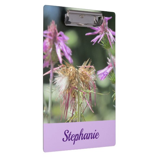 Corfu Lila wilde bloemen Klembord (Rechts)