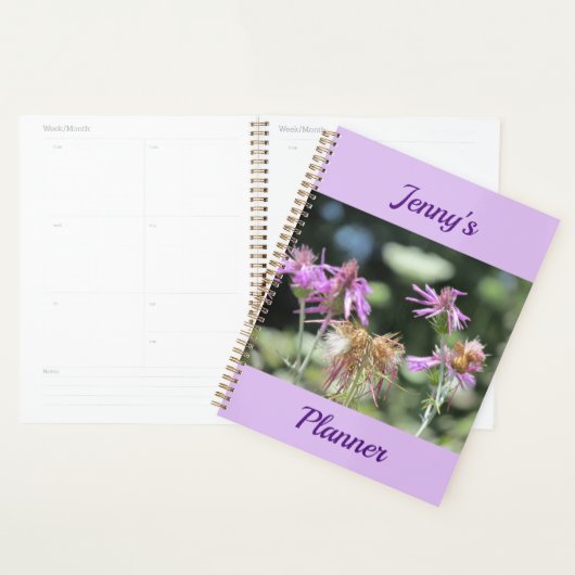 Corfu Lila wilde bloemen Planner (Display)