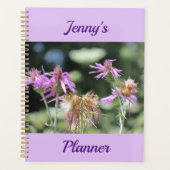 Corfu Lila wilde bloemen Planner (Voorkant)