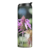 Corfu Lila wilde bloemen Thermosbeker (Gedraaid links)