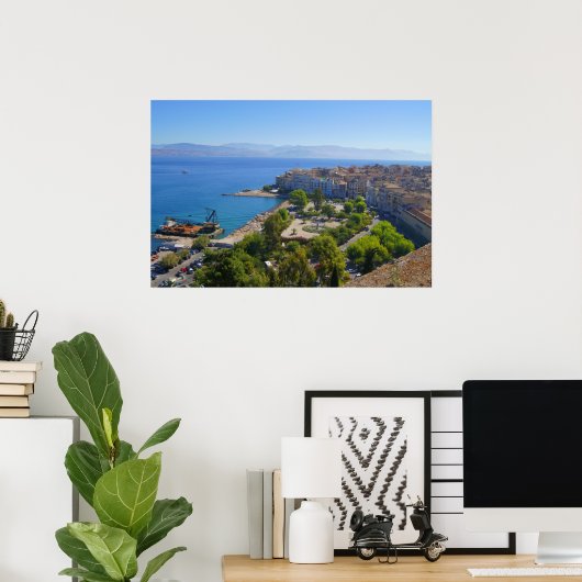 Corfu Poster (Thuiskantoor)