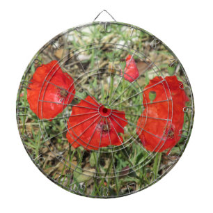 Corfu Red Poppies Dartbord