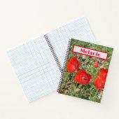 Corfu Red Poppies Notitieboek (Binnen)