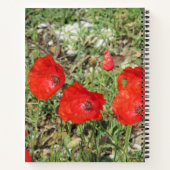 Corfu Red Poppies Notitieboek (Achterkant)