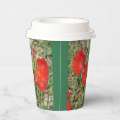Corfu Red Poppies Papieren Bekers (Rechts)