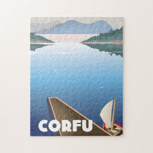 Corfu Reisposter Legpuzzel
