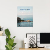 Corfu Stad Haven Uitzicht, Reizen Poster (Thuiskantoor)