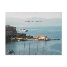 Corfu Stad Havengezicht (horizontaal)