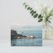 Corfu Stad Havengezicht (horizontaal) Briefkaart (Staand voorkant)