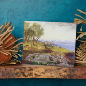 Corfu uit Ascension, c.1856-64 (olie op canvas) Fotoplaat (Zijkant)