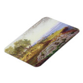 Corfu uit Ascension, c.1856-64 (olie op canvas) Magneet (Linkerzijde)