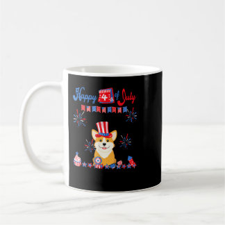 Corgi 4 juli Pembroke Welsh Corgi Independenc Koffiemok