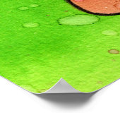 Corgi aan het einde van de regenboog poster (Hoek)