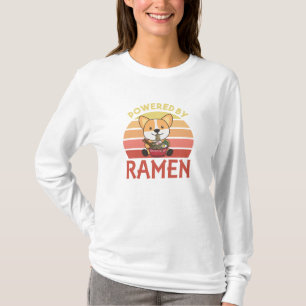Corgi aangedreven door Ramen Cute Kawaii Noodle Do T-shirt