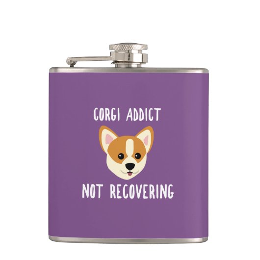 Corgi Addict niet terugvorderen Heupfles (Voorkant)
