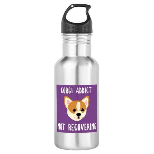 Corgi Addict niet terugvorderen Waterfles (Voorkant)