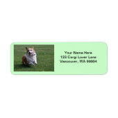 Corgi-Adresetiketten Etiket (Voorkant)