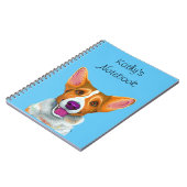 Corgi, alles over de oren notitieboek (Linkerzijde)