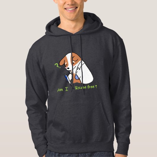 Corgi-Am I RNase Free? Hoodie (Voorkant)