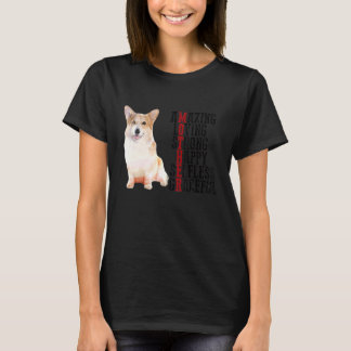 Corgi Amazing Loving Strong Happy Selfless Gracefu T-shirt