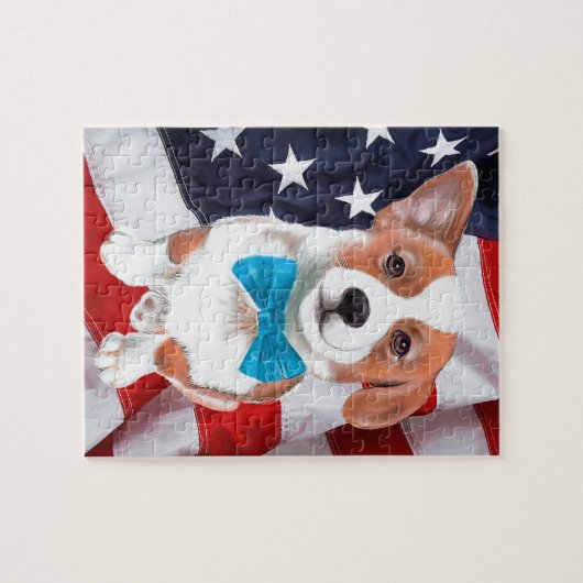 Corgi America Legpuzzel (Horizontaal)
