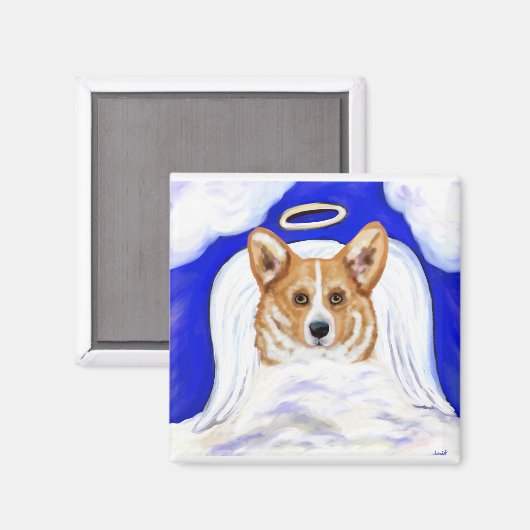 Corgi Angel Magneet (Voorkant / Achterkant)