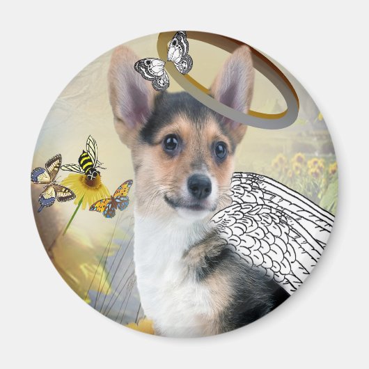 Corgi Angel Magneten (Voorkant)