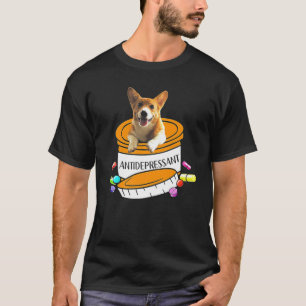 Corgi Antidepressant Premium T-shirt