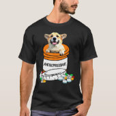 Corgi Antidepressiva Anti-depressiva Cute Dog T-shirt (Voorkant)