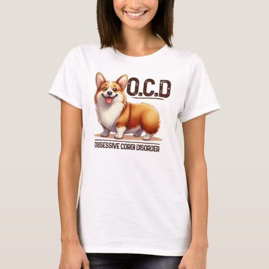 Corgi-appreciatie T-shirt (Voorkant)