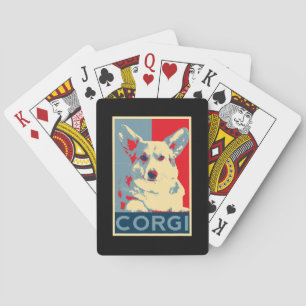 Corgi Art Dog Art voor blikken van Corgis Pokerkaarten