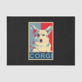 Corgi Art Dog Art voor blikken van Corgis Tissuepapier