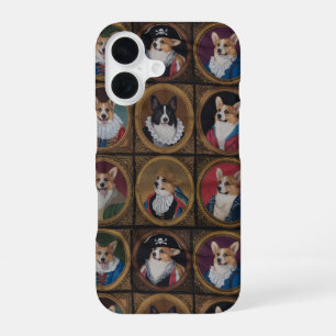Corgi Art Gallery - Grappige hondenportretten iPhone 16 Hoesje