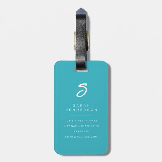 Corgi bagage labels (Achterkant verticaal)