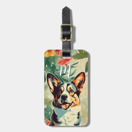 Corgi bagagelabel (Voorkant verticaal)