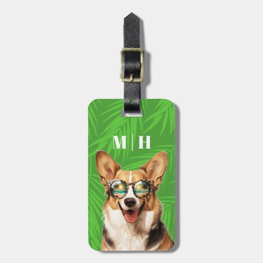 Corgi-Bagagelabels Bagagelabel (Voorkant verticaal)