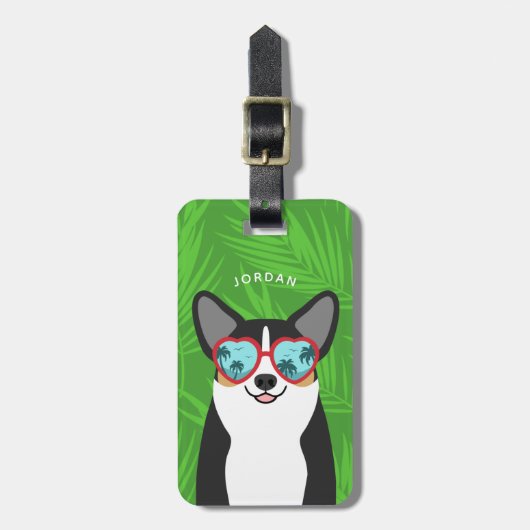 Corgi-Bagagelabels Bagagelabel (Voorkant verticaal)